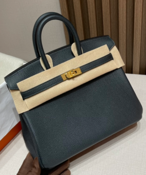 에르메스 버킨백25 사이프러스 그린 금장 토고가죽